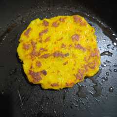 Una foto de Hamburguesa de merluza y zanahoria