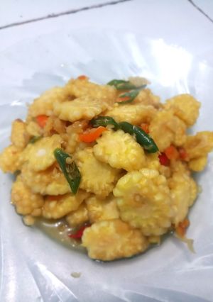 Foto resep Tumis jagung muda /putren