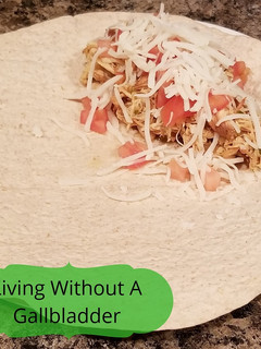 A picture of Citrus Chicken Burrito.