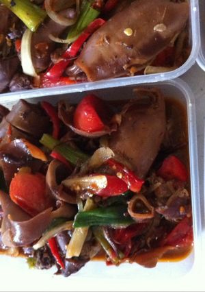 Foto resep Cumi Saos Padang