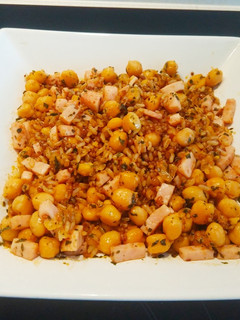 Una foto de Arroz con quinoa y garbanzos