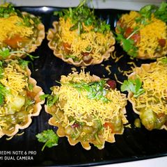 Katori chaat A picture of Katori chaat.