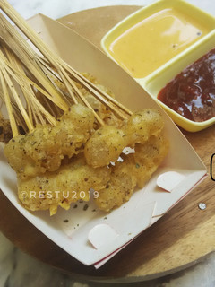 Foto resep Cilor Kipas alias aci telor tusuk kipas