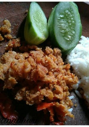 Foto resep Ayam geprek pedes manis
