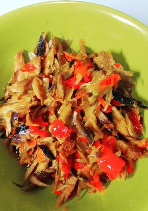 Foto resep Tongkol suwir bumbu ulek