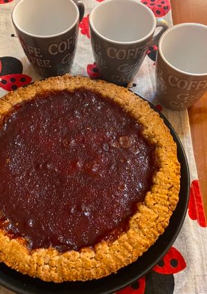 Foto di Crostata di farina di farro light alla marmellata di fragole