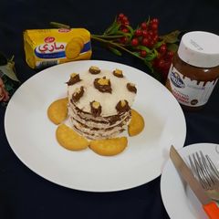 A picture of Bread 🍞 Chocolate 🍫 Biscuits Cake 🎂.