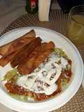 Tacos dorados con salchicha 🍽👍👌👌😁🤤🤤🤤