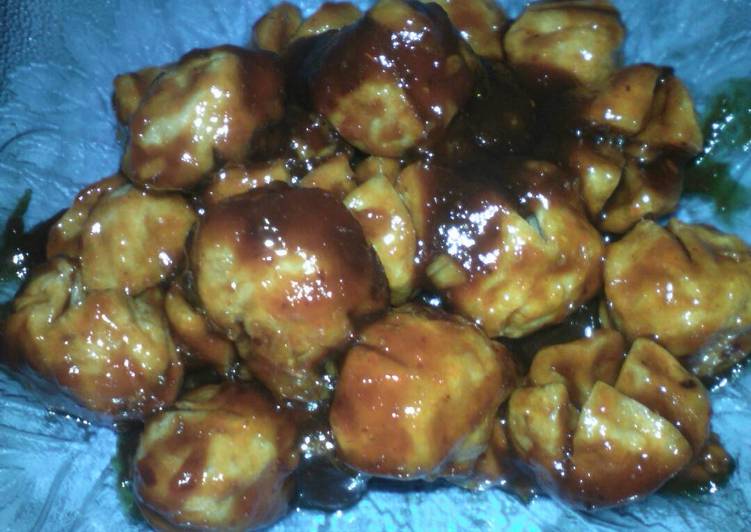 Resep Bakso Goreng Saus Pedas Lezat