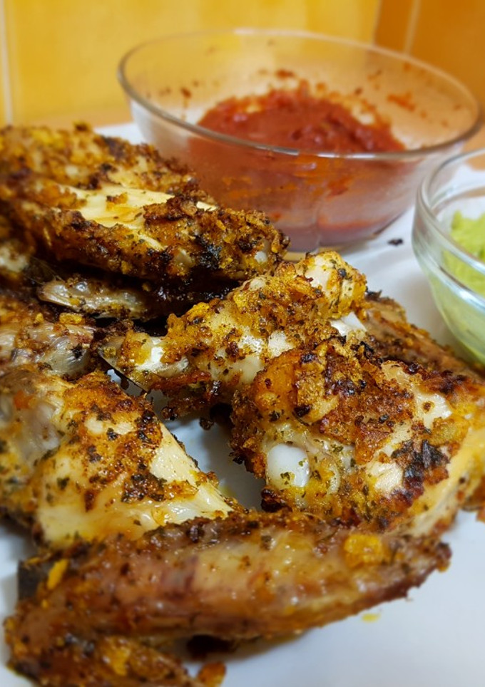 Una foto de Alitas de pollo al horno