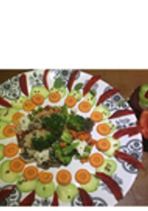 A picture of Healthy protein loaded salad.