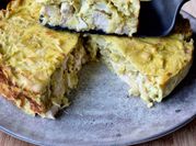 Une photo de tarte salée
