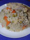 Arroz con pollo a la chorrera