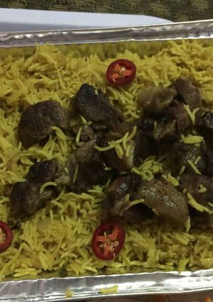 صورة لوصفة مندى اللحم بطريقه جديده وبسطيه ولذيذه