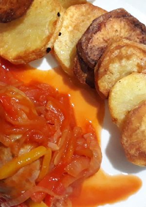 Una foto de Chorizo a la pomarola