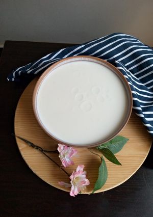 Yoghurt na dafawa ainihin hoton girkin