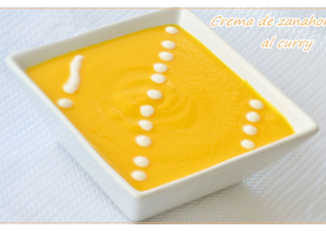 Crema de zanahoria al curry