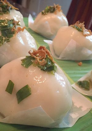 Hình của món Bánh ít trần.