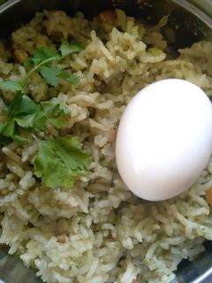 கொத்தமல்லி இலைச் சாதம் செய்முறை முக்கிய புகைப்படம்