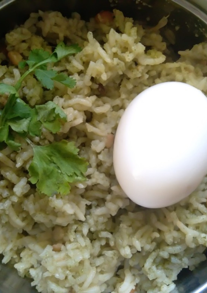 கொத்தமல்லி இலைச் சாதம் செய்முறை முக்கிய புகைப்படம்