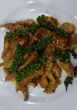 Hình của món Bao Tử Khìa Tiêu Xanh.