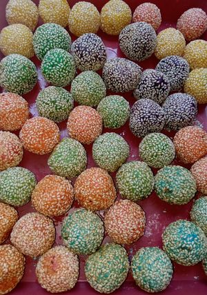 Foto resep Onde onde warna warni