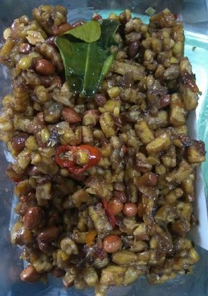 Foto resep Tempe Kering Kacang Manis Pedas
