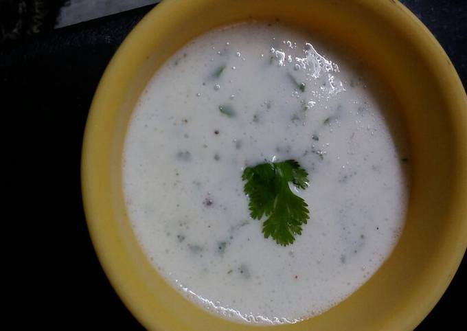 Mint Coriander Raita Recipe by Angel Mehta - Cookpad