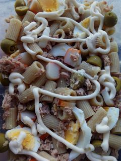 Una foto de Ensalada de pasta integral