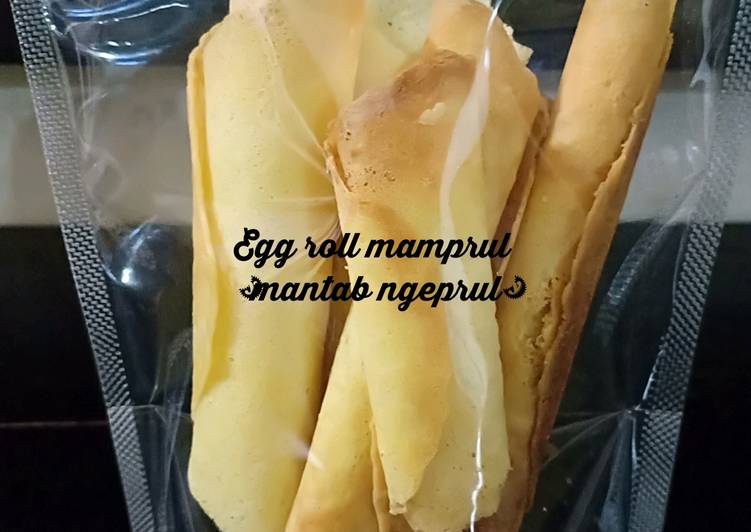 Bagaimana Menyiapkan Egg Roll Mamprul (Mantab Ngeprul)monde KW, Enak