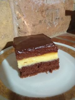 Kávékrémes kocka recept fotója