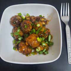 A picture of Cabbage manchurian.