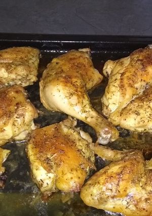 A picture of Oven grilled chicken.
