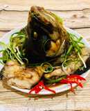 Cá song hấp xì dầu