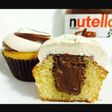 Cupcakes de vainilla y dulce de leche