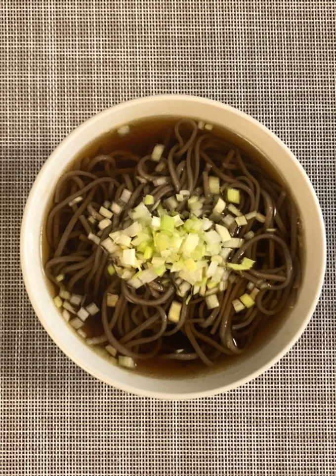 Una foto de Soba(fideo japonés)