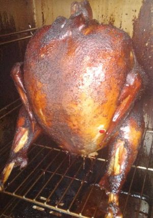 A picture of Smoked turkey brine.