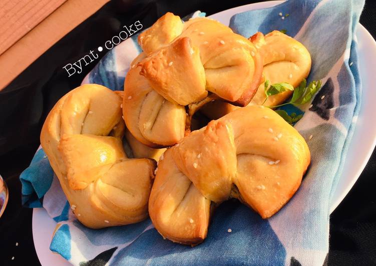 Recipe of Awsome Chessy-Chicken filled bowtie buns | So Yummy Food Recipe From My Kitchen