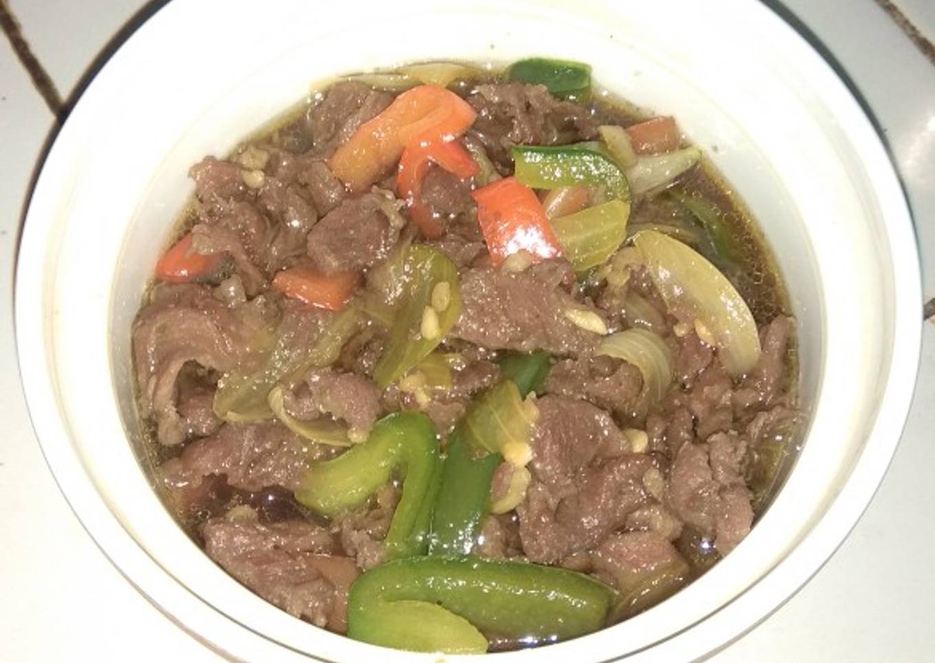 Teriyaki daging sapi