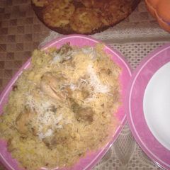 A picture of Chicken biryani. #Kokab&Cookpad.