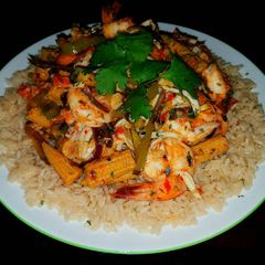 A picture of Mike's Garlic Shrimp & Crab Meat In Sweet Chili Sauce.
