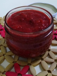 Una foto de Mermelada de fresas sin azúcar