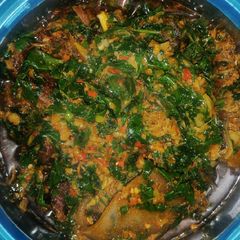A picture of Edikang ikong Soup.