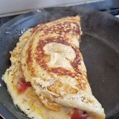 A picture of Meat free western omelette.