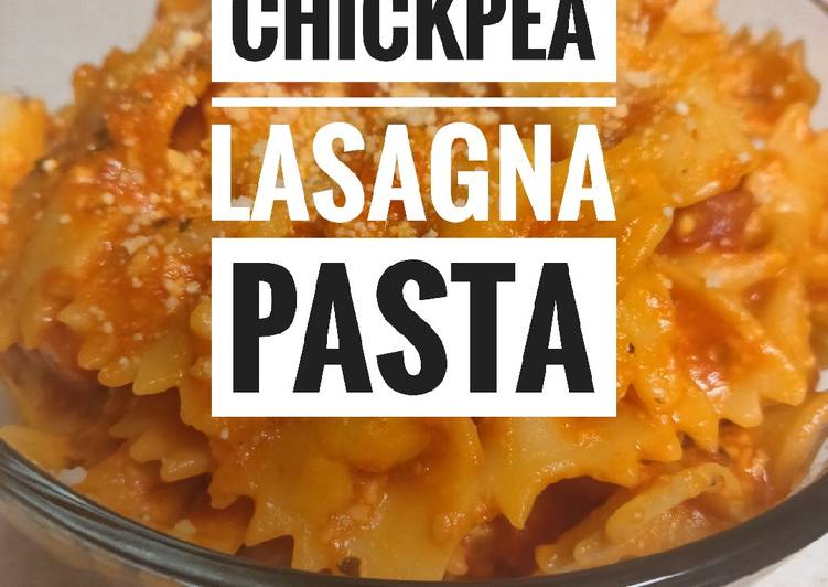 Easiest Way to Make Super Quick Homemade Chickpea Lasagna Pasta