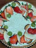 Crostata morbida alla crema di pistacchio e frutta fresca