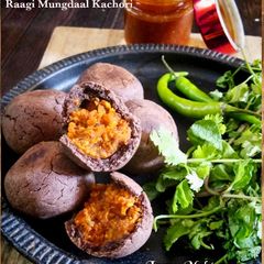 A picture of Baked Raagi Mungdaal Khasta Kachori.
