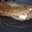 Omelette de jamón y queso