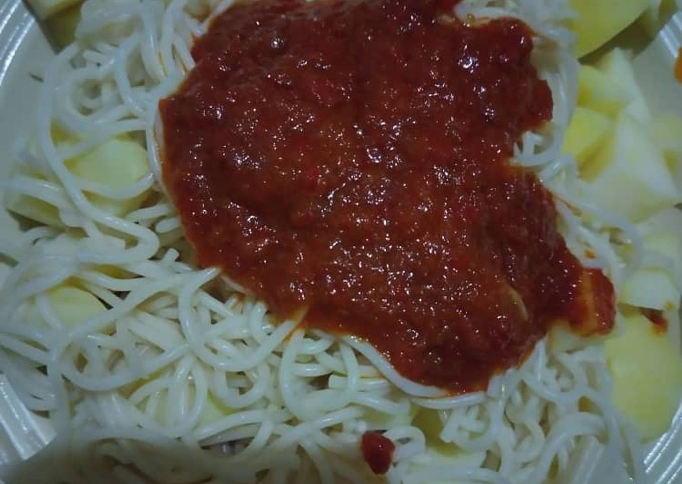 Pasta and potato