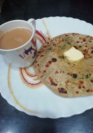 A picture of Mooli Ka Paratha Radish.